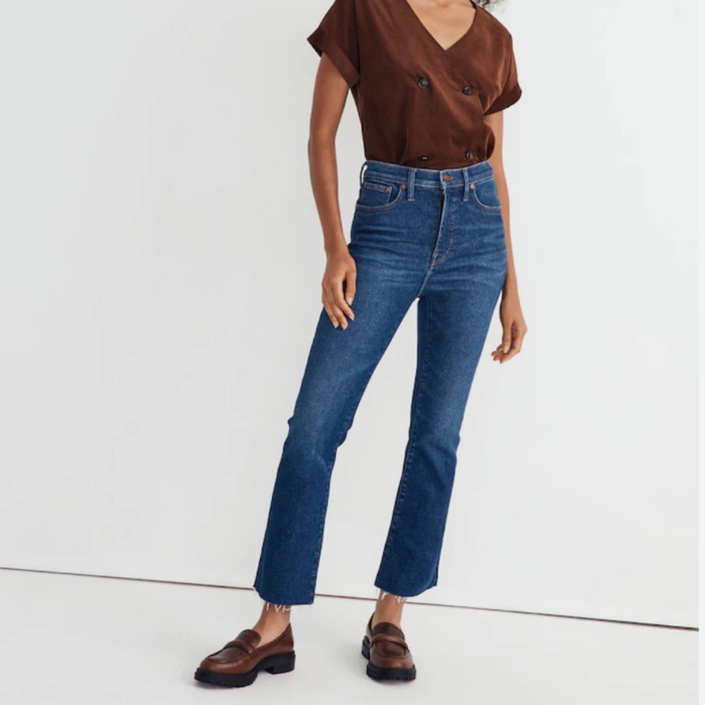 Madewell Cali Demi Boot Jeans 28P